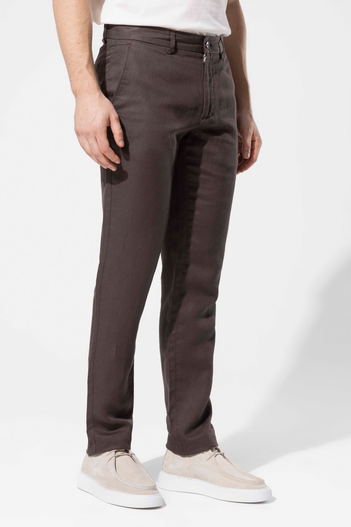 Men's Lyocell Linen Blend Trousers