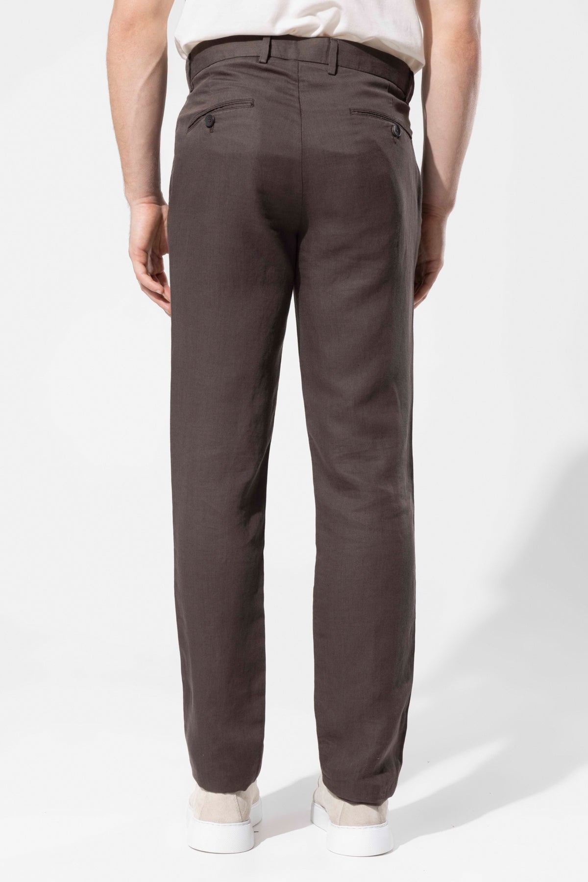 Men's Lyocell Linen Blend Trousers