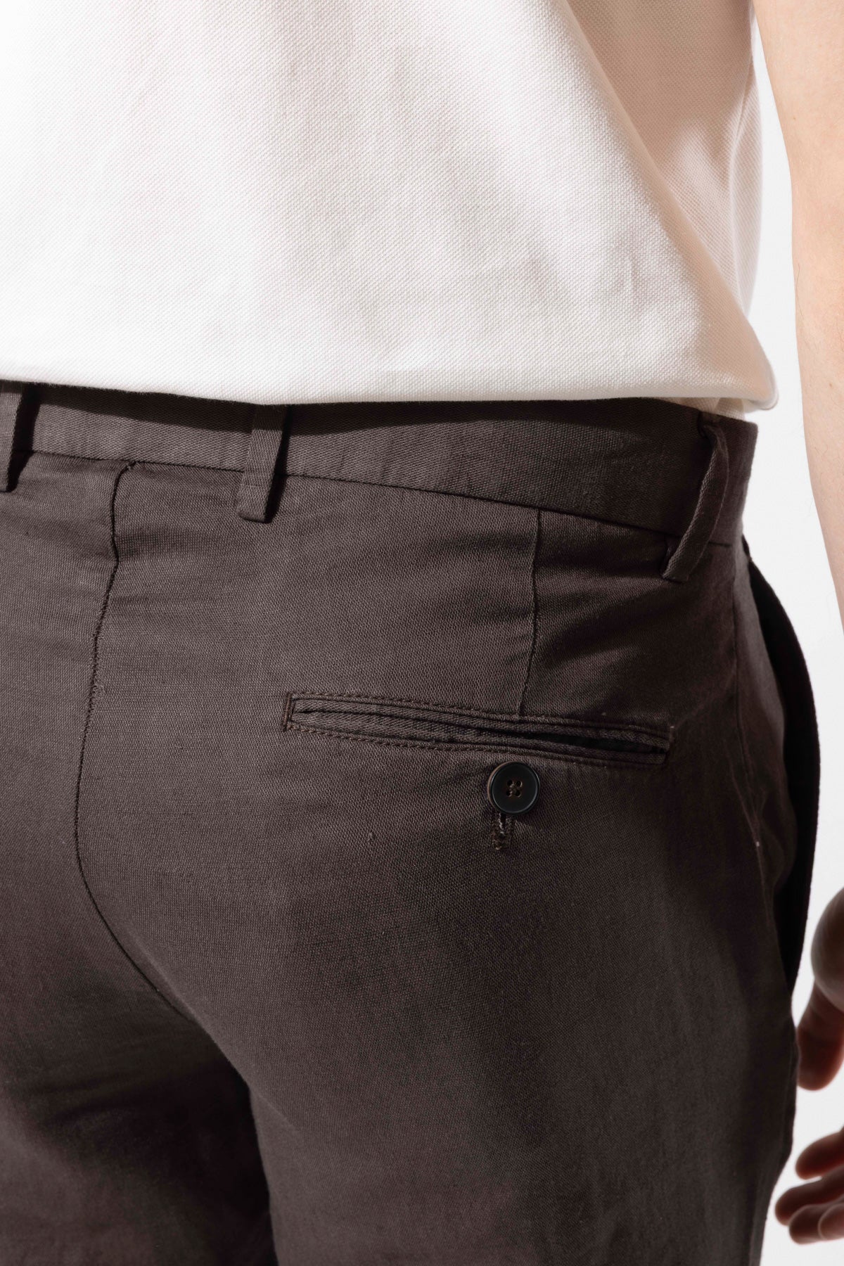 Men's Lyocell Linen Blend Trousers