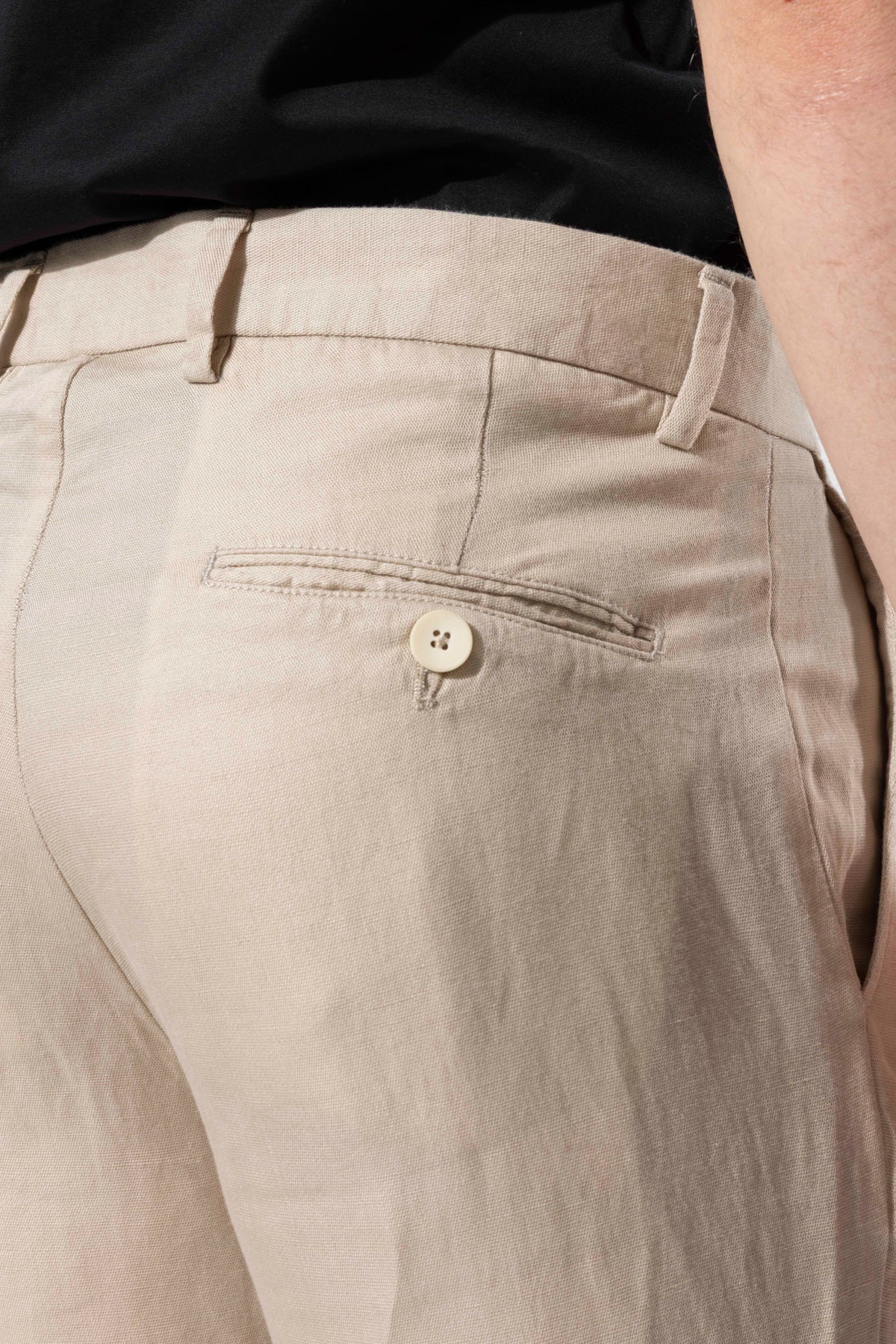 Men's Lyocell Linen Blend Trousers
