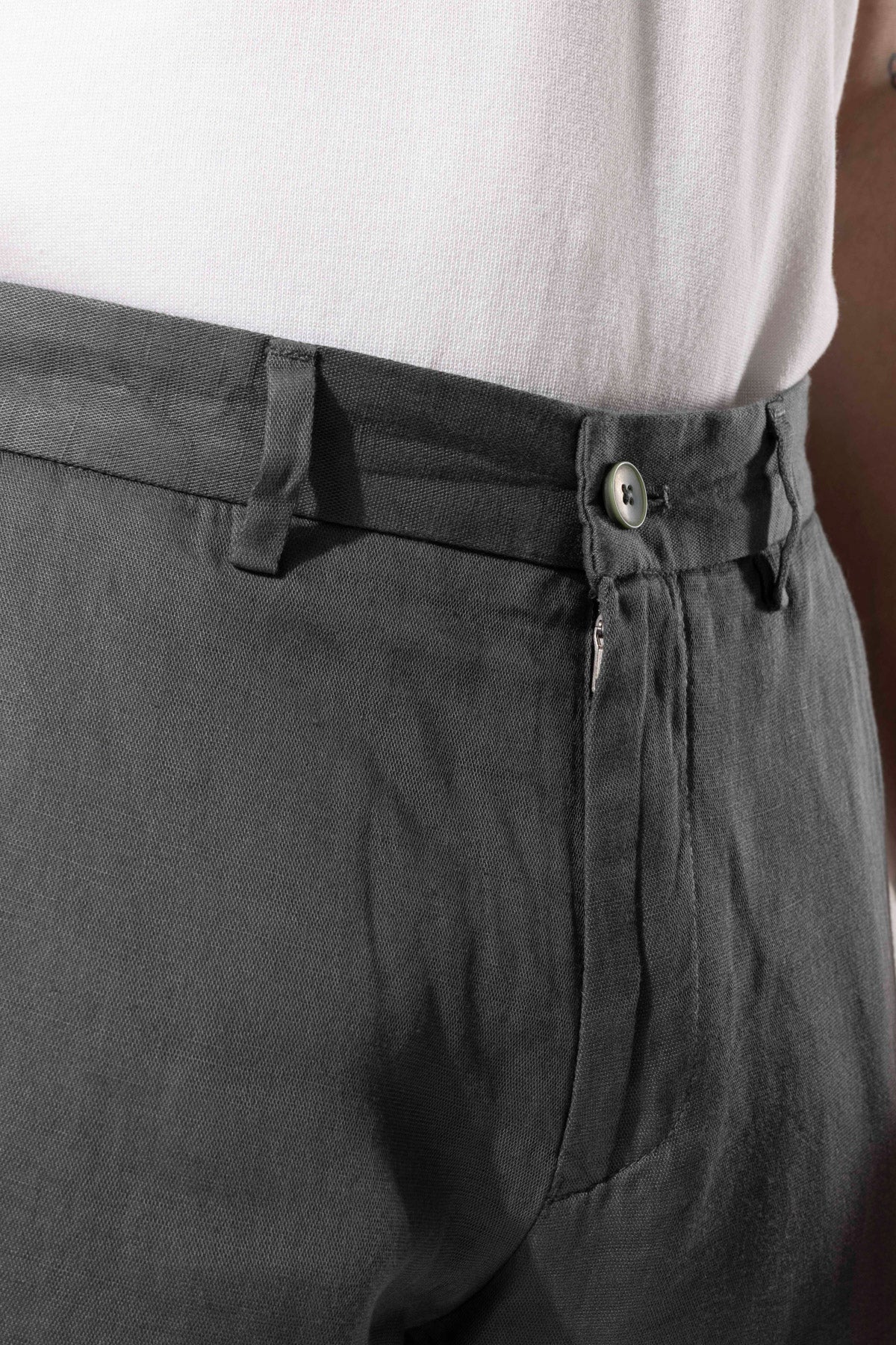 Men's Lyocell Linen Blend Trousers