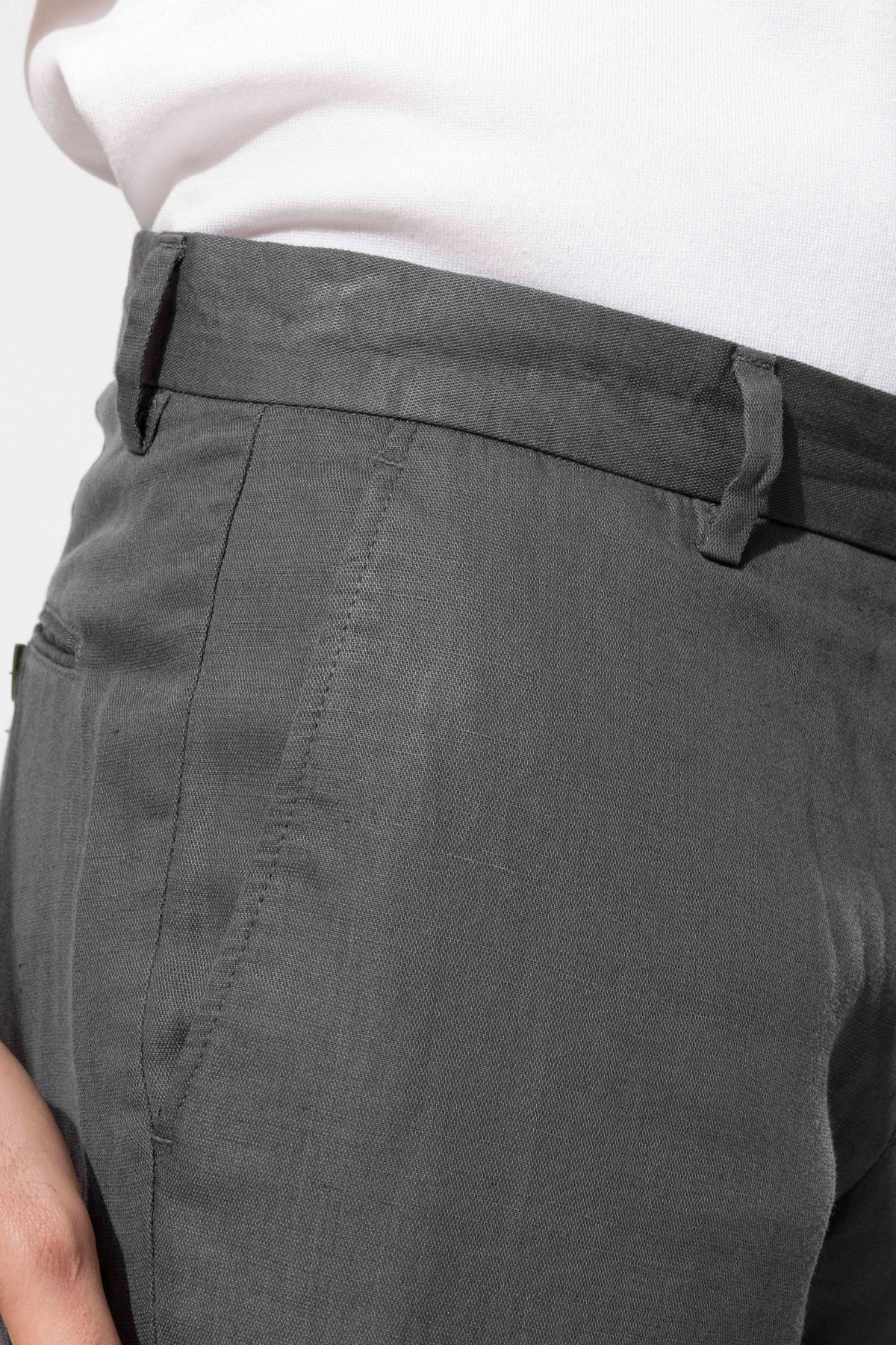 Men's Lyocell Linen Blend Trousers