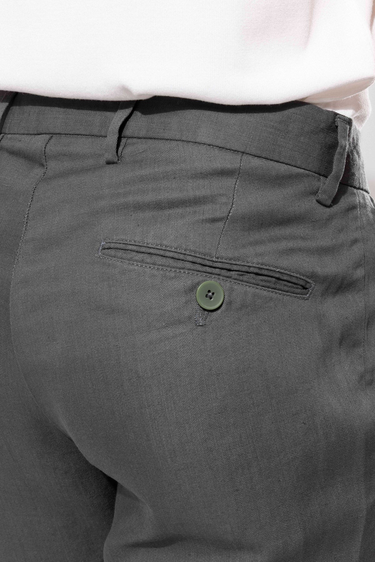 Men's Lyocell Linen Blend Trousers