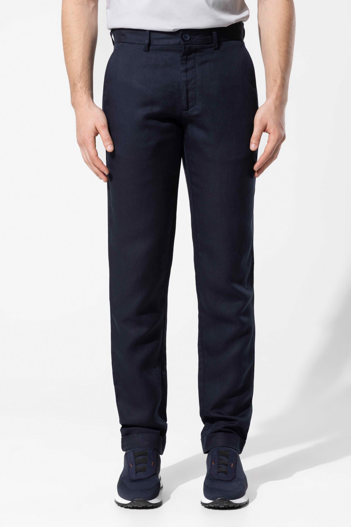 Men's Lyocell Linen Blend Trousers
