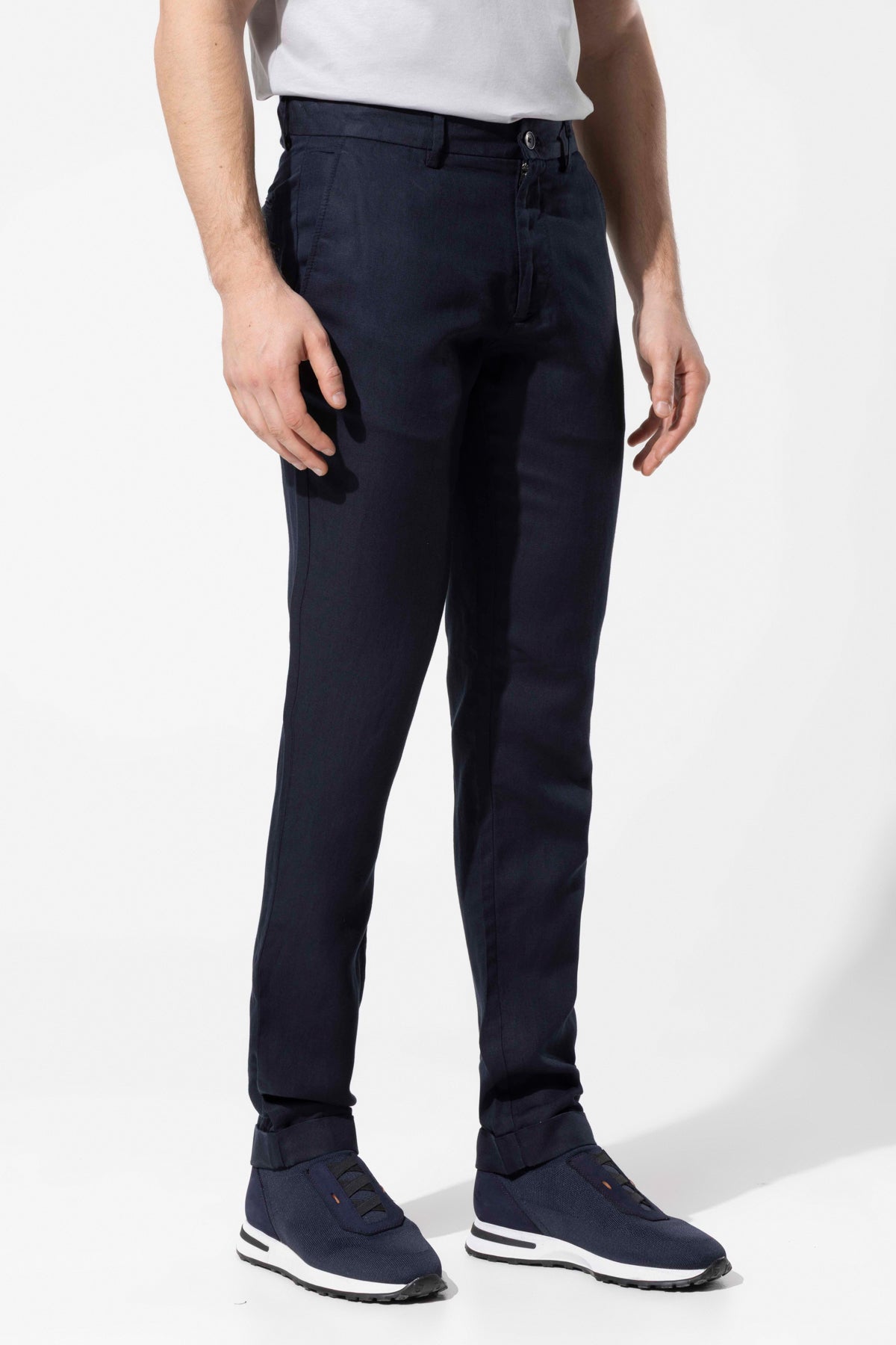 Men's Lyocell Linen Blend Trousers