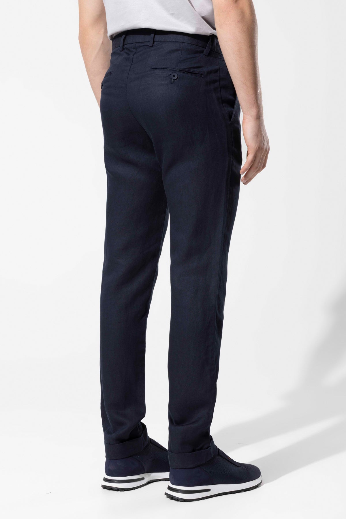 Men's Lyocell Linen Blend Trousers