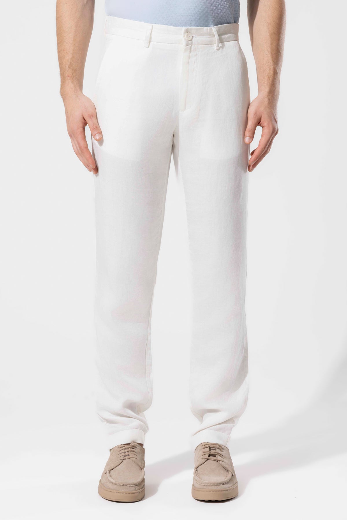 Men's Lyocell Linen Blend Trousers