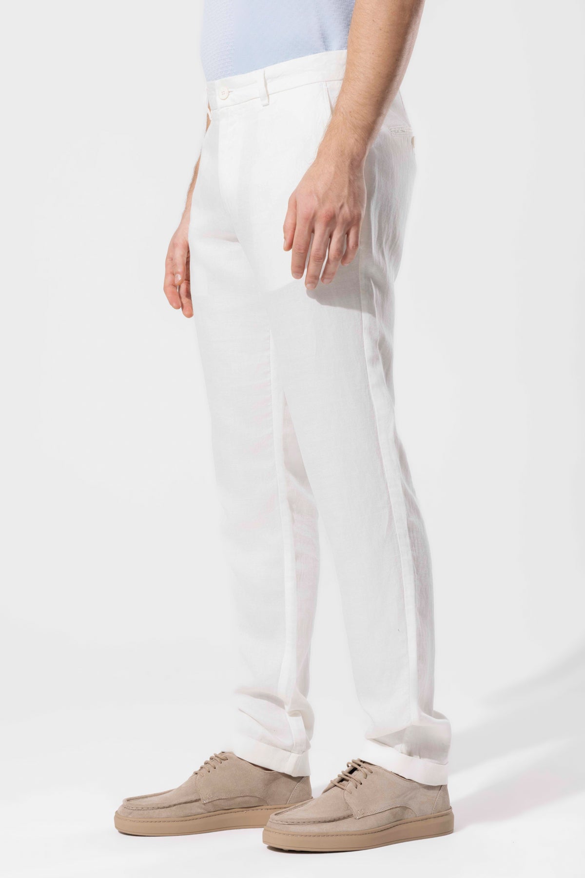 Men's Lyocell Linen Blend Trousers