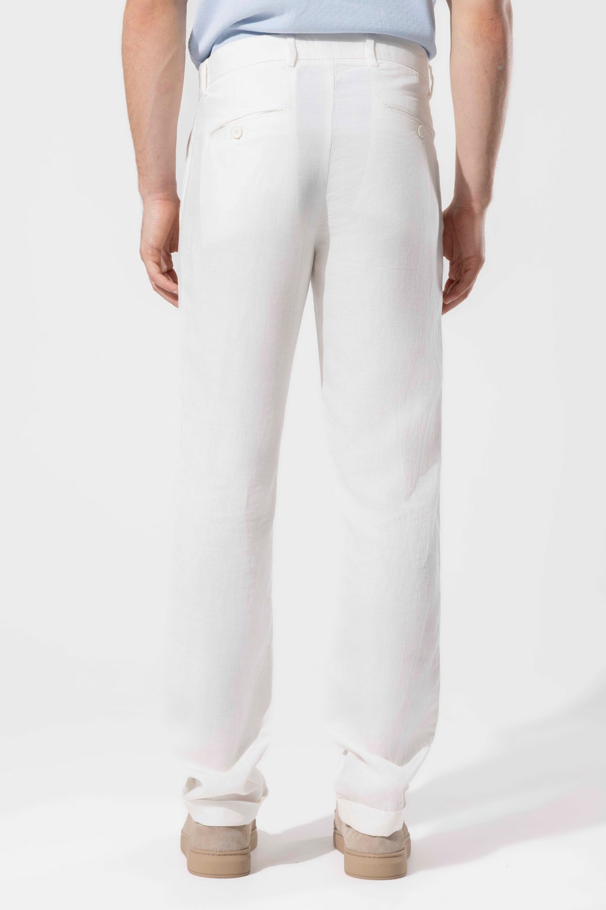 Men's Lyocell Linen Blend Trousers