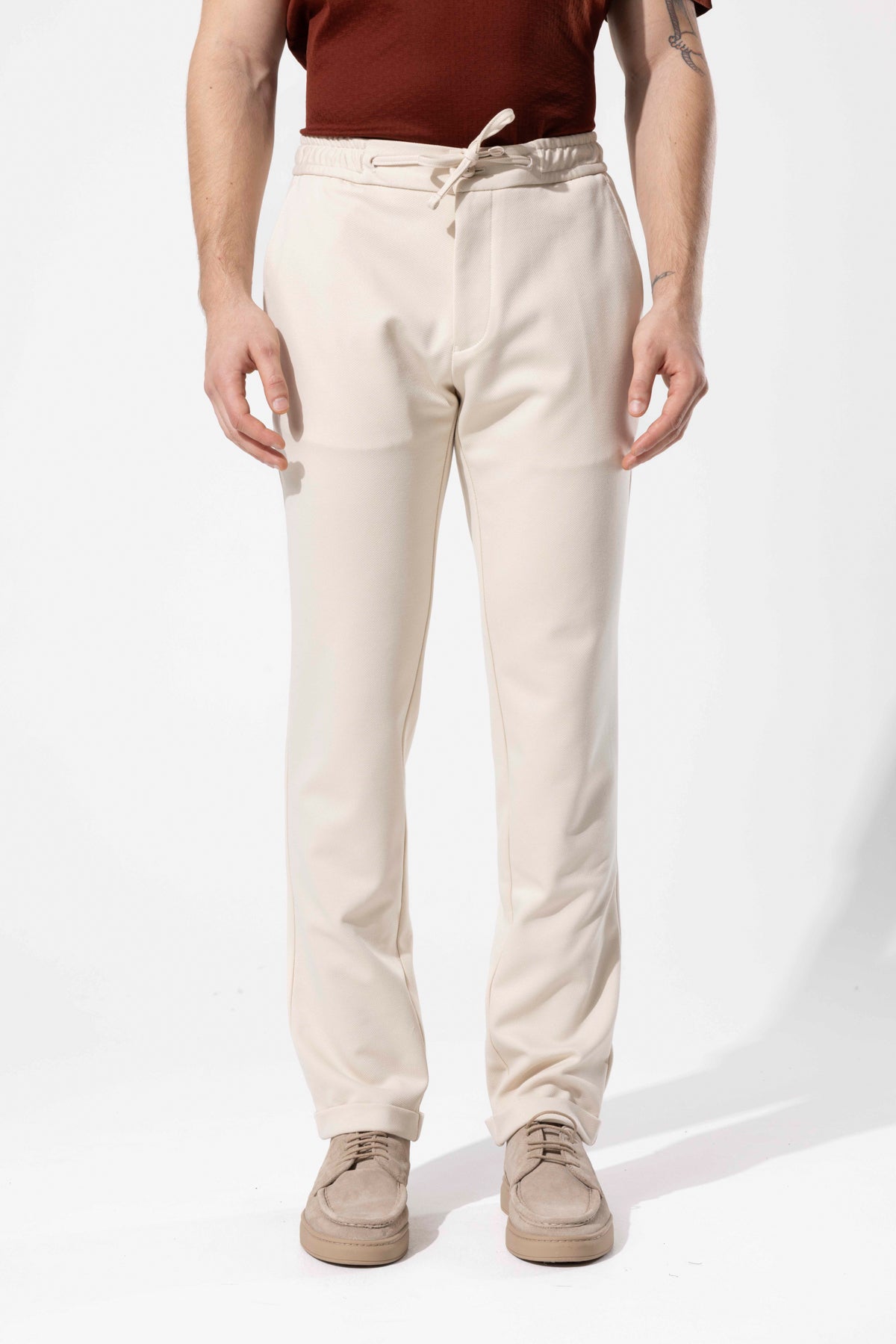 Men's Pants with Drawstring Waist