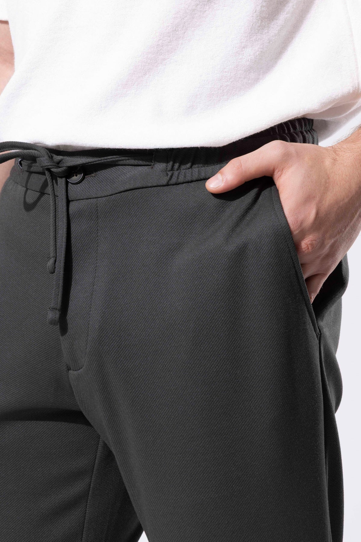 Men's Pants with Drawstring Waist