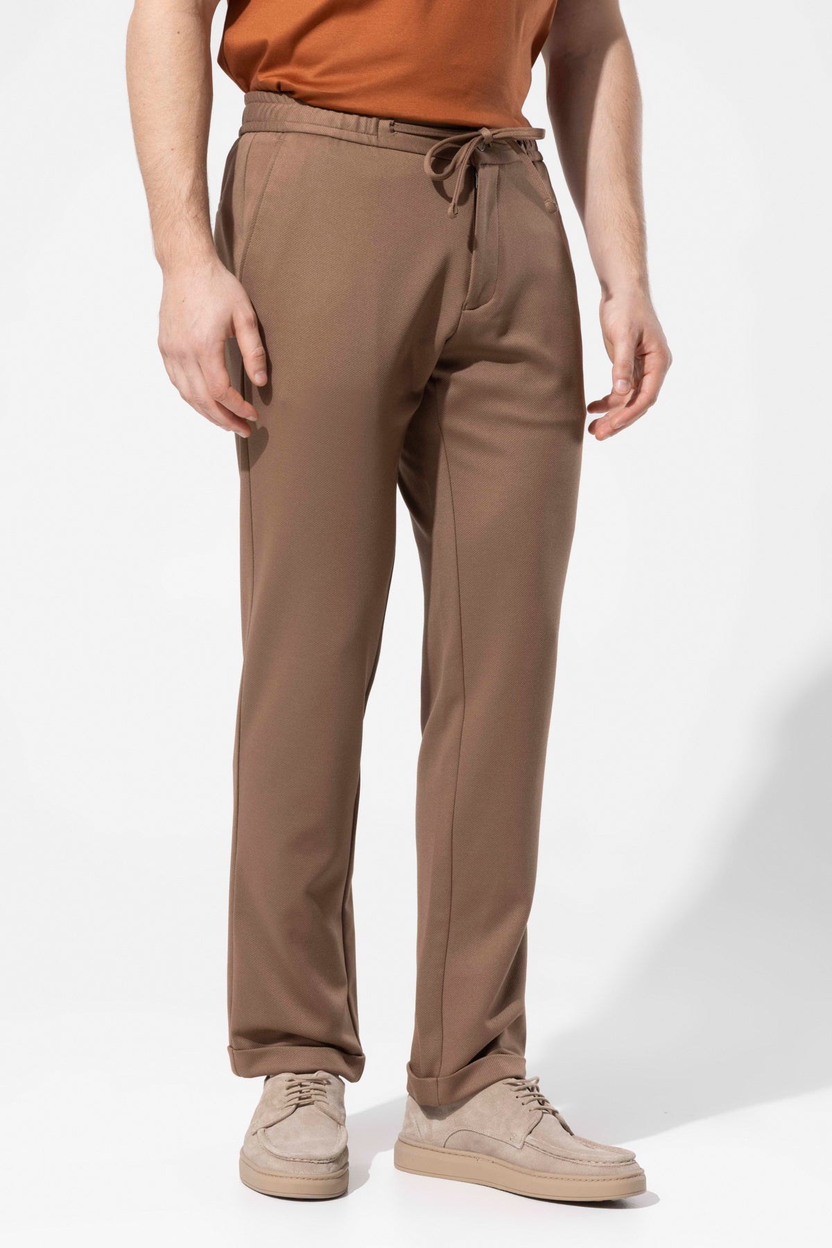 Men's Pants with Drawstring Waist
