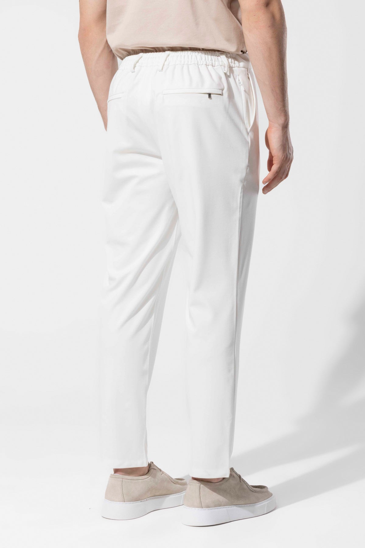 Rayon Karışımlı Bağcıklı Erkek Pantolon
