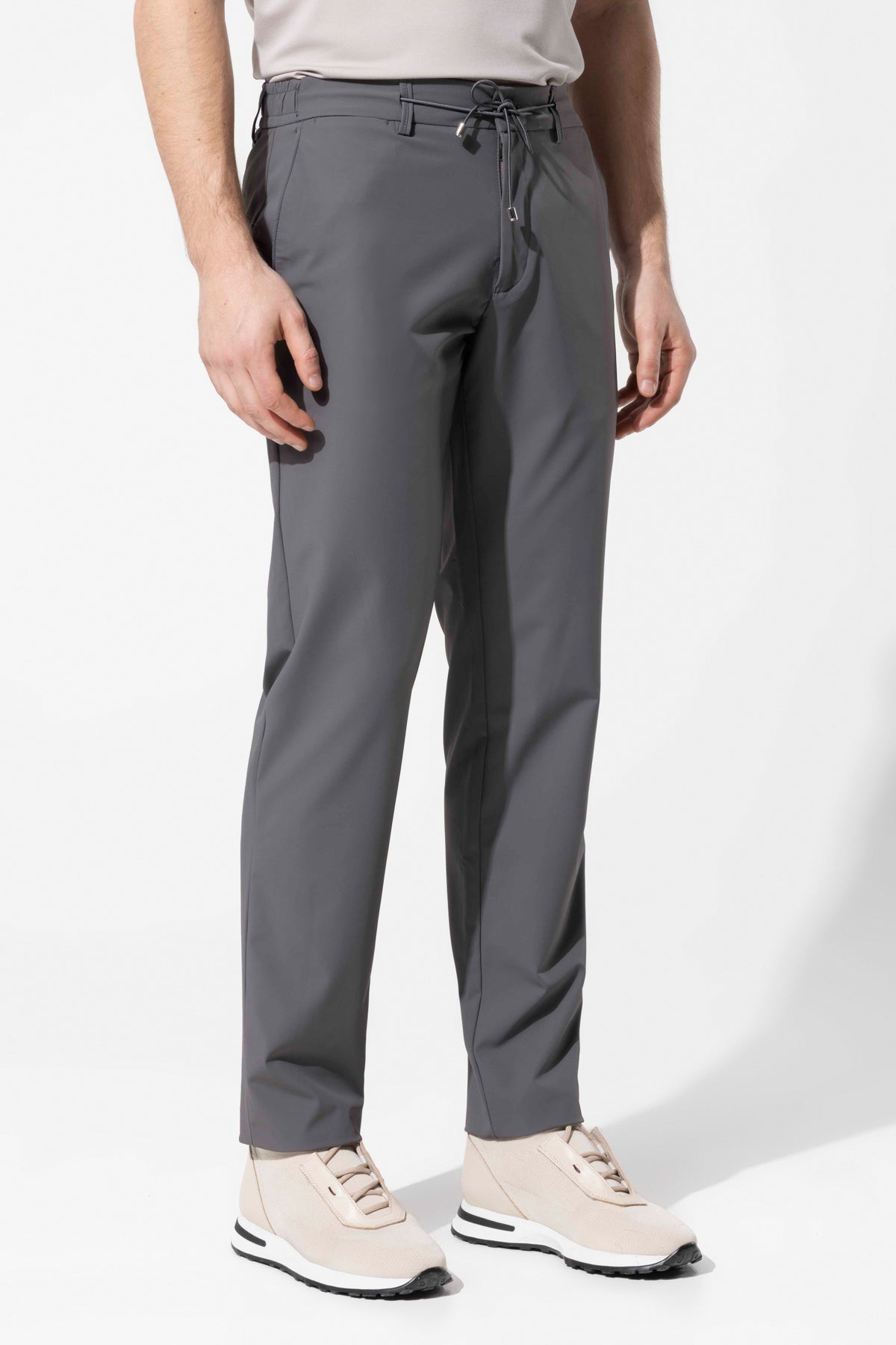 Polyamide Karışımlı Bağcıklı Erkek Pantolon