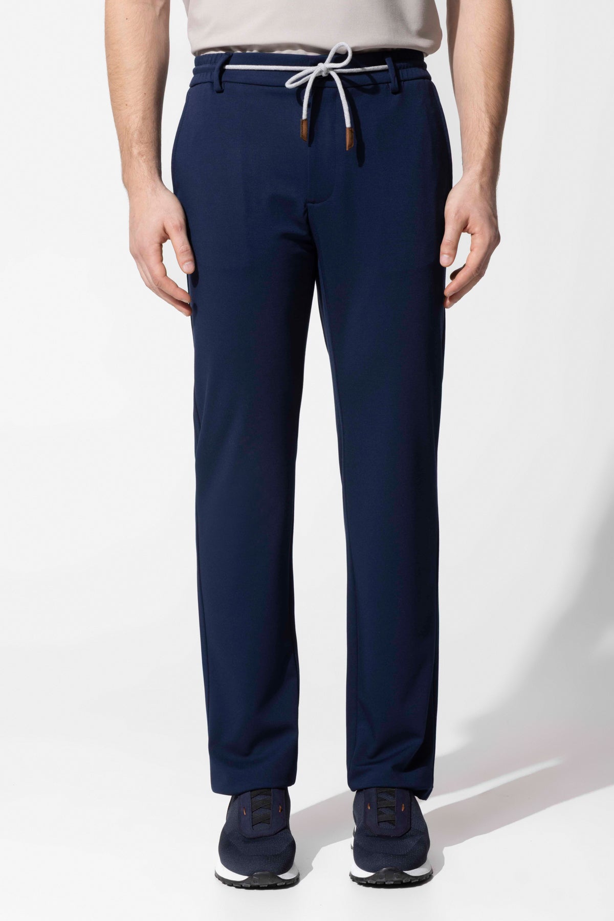 Bağcıklı Bel Detaylı Rayon Karışımlı Erkek Pantolon