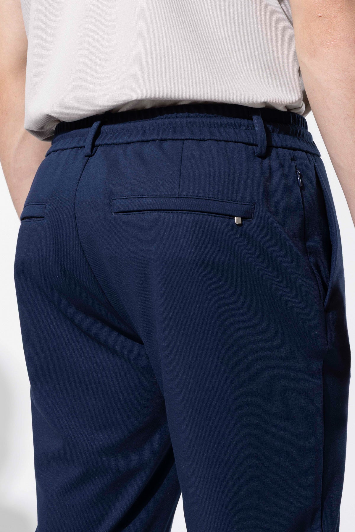 Bağcıklı Bel Detaylı Rayon Karışımlı Erkek Pantolon