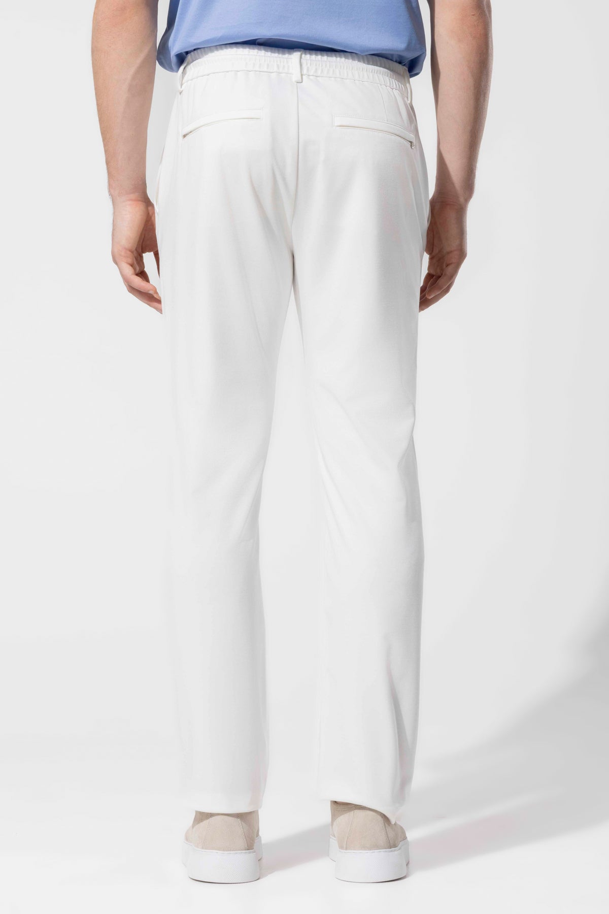 Bağcıklı Bel Detaylı Rayon Karışımlı Erkek Pantolon