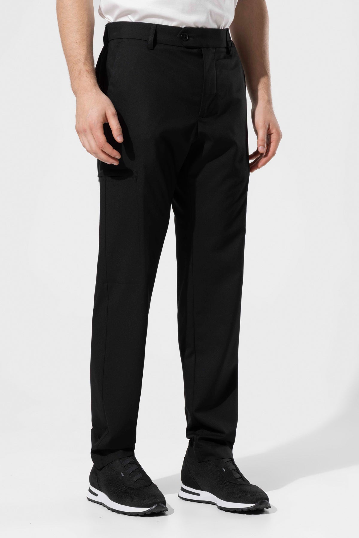 Tencel Karışımlı Modern Kesim Erkek Pantolon