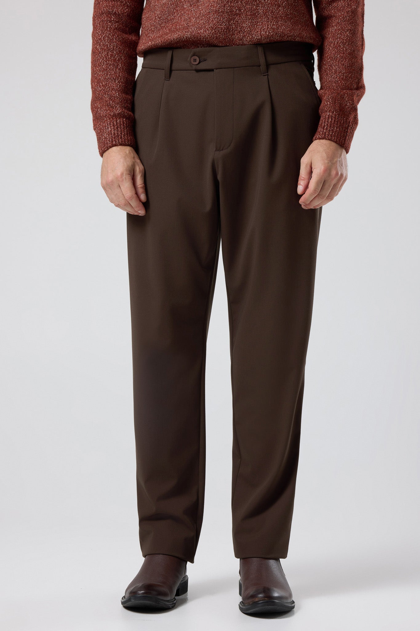 Pileli Klasik Pantolon - PNT-6091-BEIGE-30 - PNT-6091-BEIGE-30_15