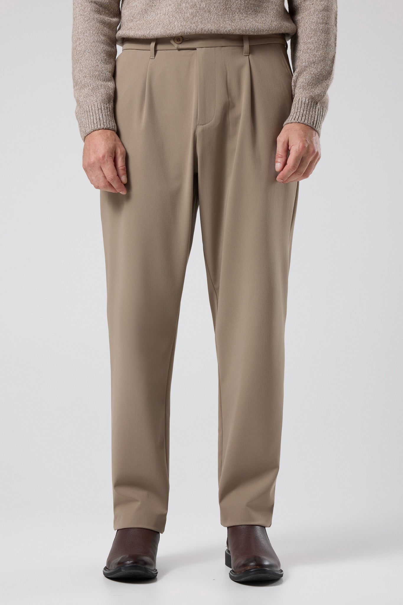 Pileli Klasik Pantolon - PNT-6091-BEIGE-30 - PNT-6091-BEIGE-30_22