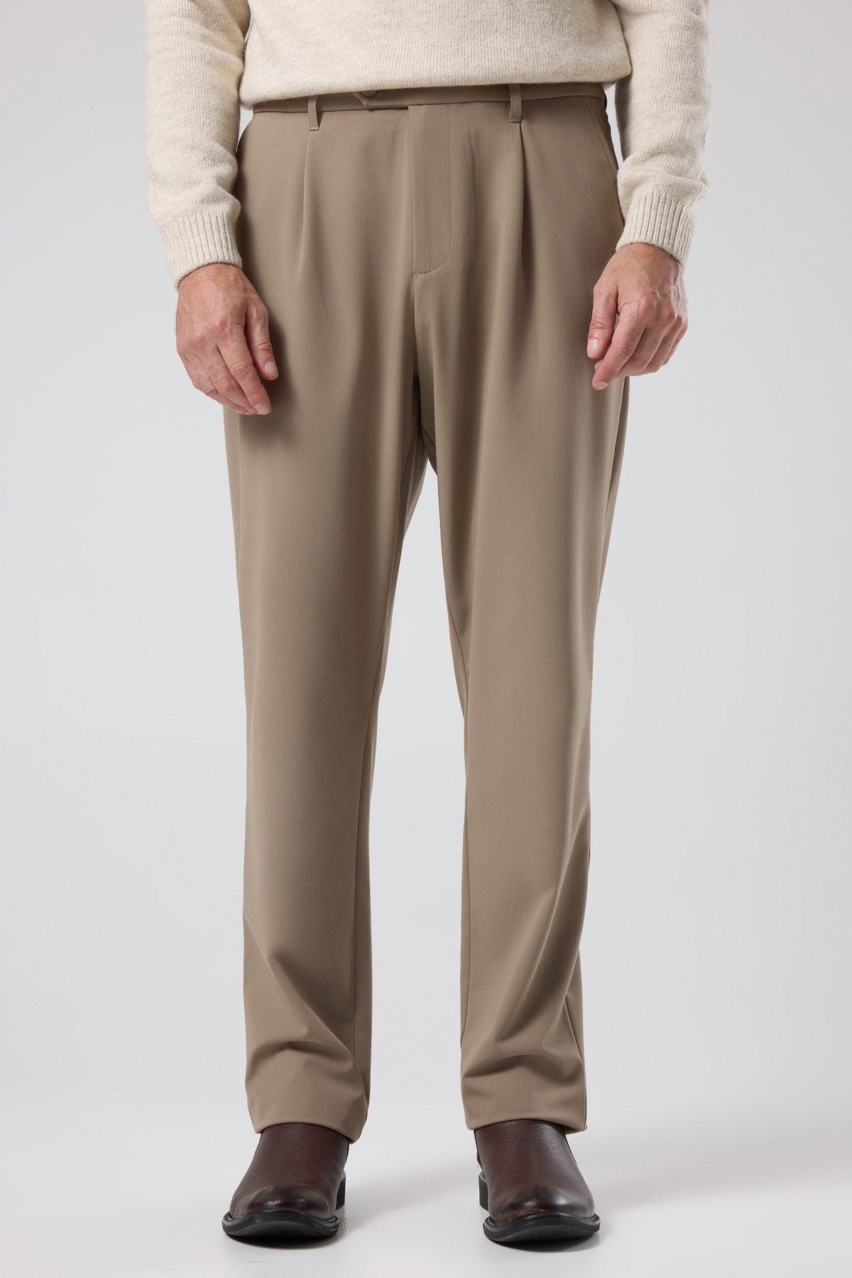 Pileli Klasik Pantolon - PNT-6091-BEIGE-30 - PNT-6091-BEIGE-30_24