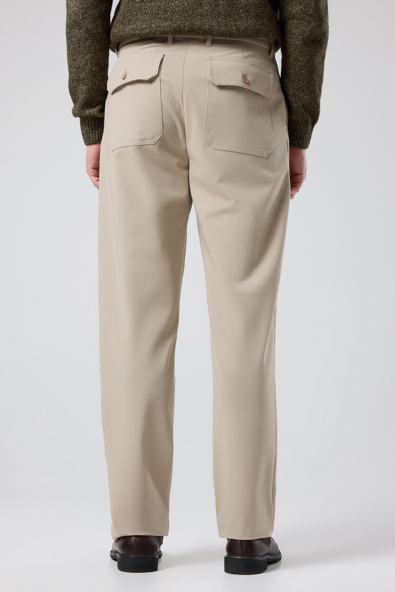 Pileli Klasik Pantolon - PNT-6091-BEIGE-30 - PNT-6091-BEIGE-30_2