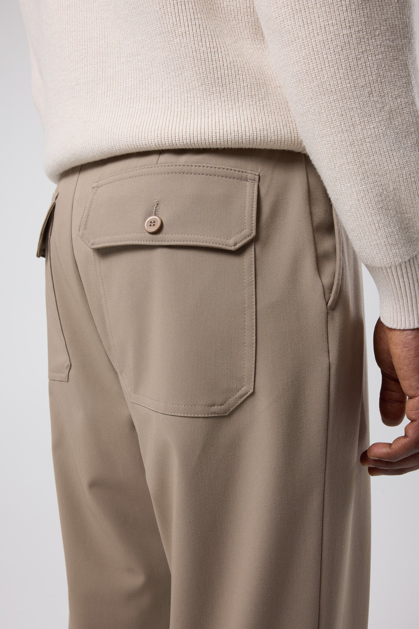 Pileli Klasik Pantolon - PNT-6091-BEIGE-30 - PNT-6091-BEIGE-30_35
