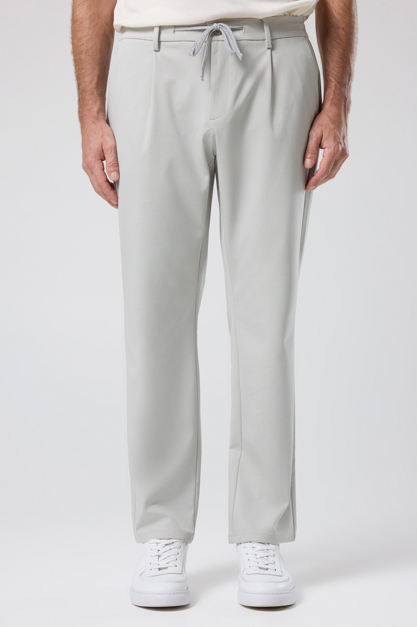 Bağcıklı Pileli Pantolon - PNT-6094-BEIGE-30 - PNT-6094-BEIGE-30_11
