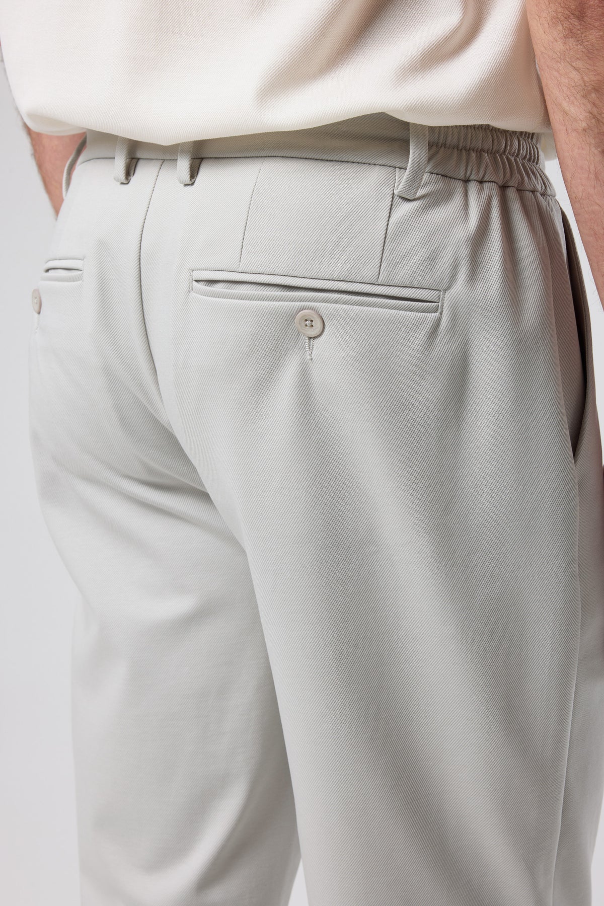 Bağcıklı Pileli Pantolon - PNT-6094-BEIGE-30 - PNT-6094-BEIGE-30_15