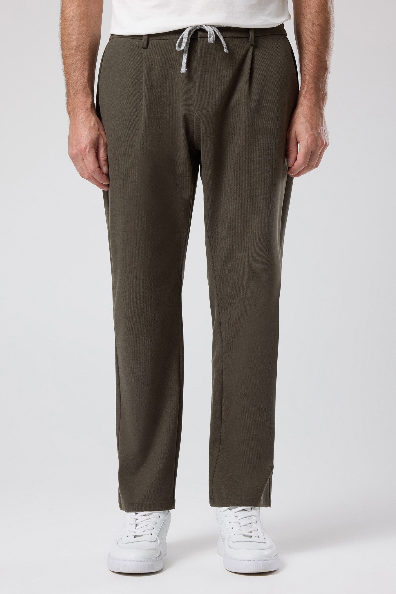 Bağcıklı Pileli Pantolon - PNT-6094-BEIGE-30 - PNT-6094-BEIGE-30_17