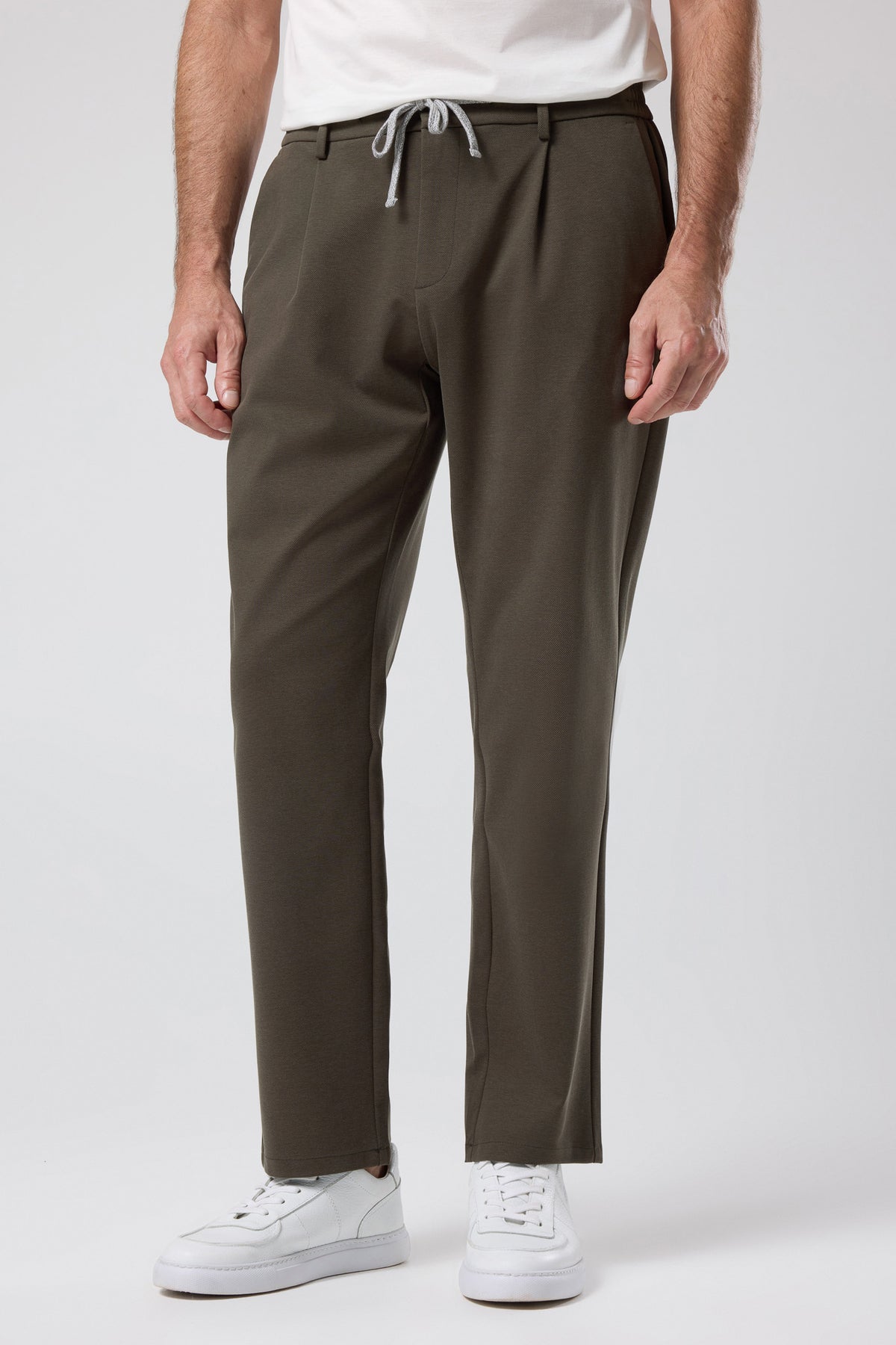Bağcıklı Pileli Pantolon - PNT-6094-BEIGE-30 - PNT-6094-BEIGE-30_18