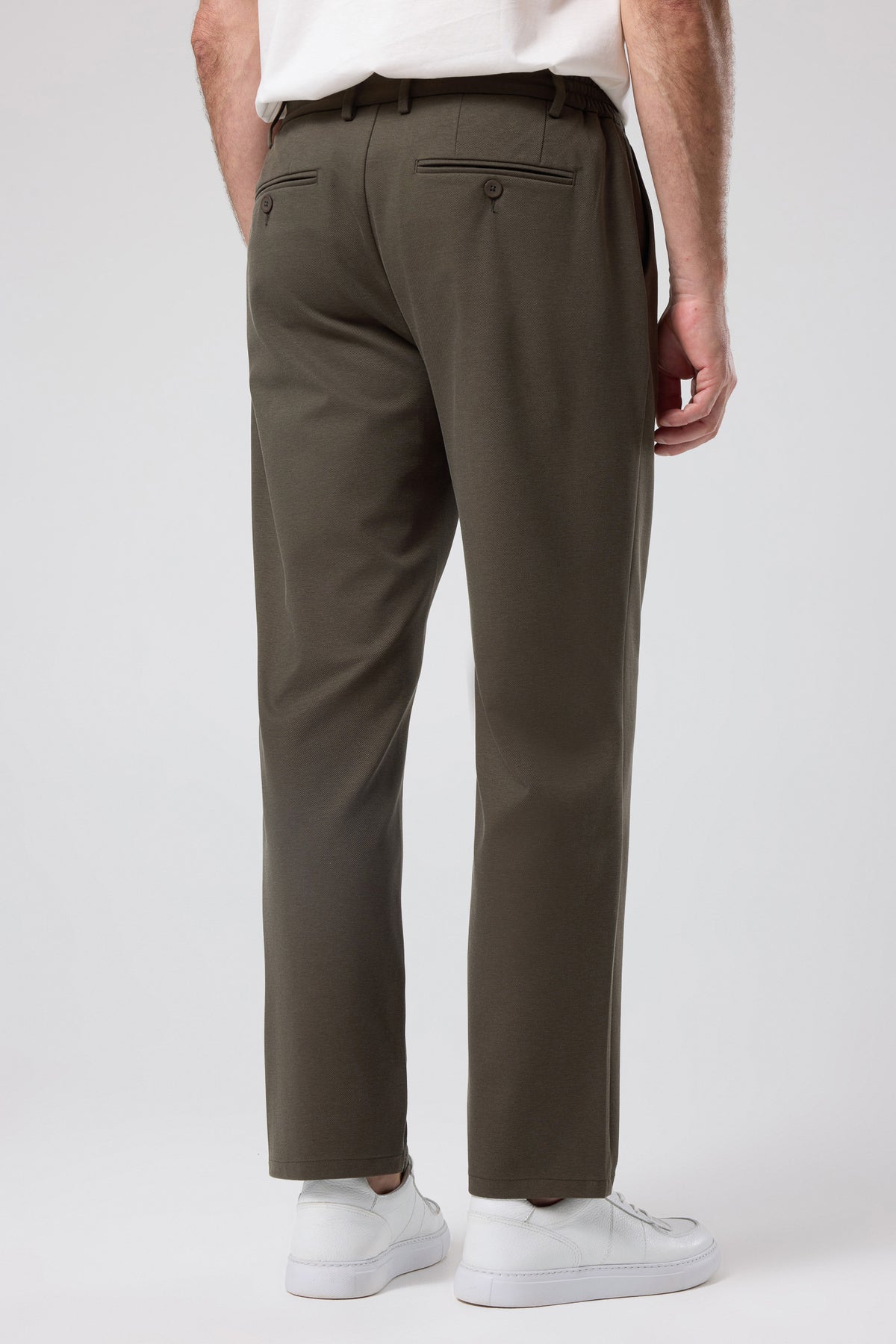 Bağcıklı Pileli Pantolon - PNT-6094-BEIGE-30 - PNT-6094-BEIGE-30_20