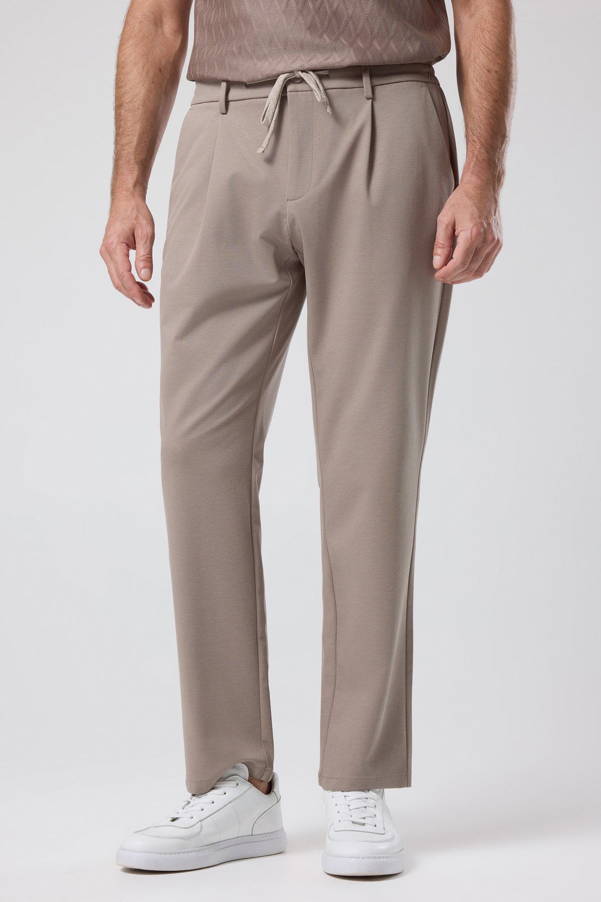 Bağcıklı Pileli Pantolon - PNT-6094-BEIGE-30 - PNT-6094-BEIGE-30_23