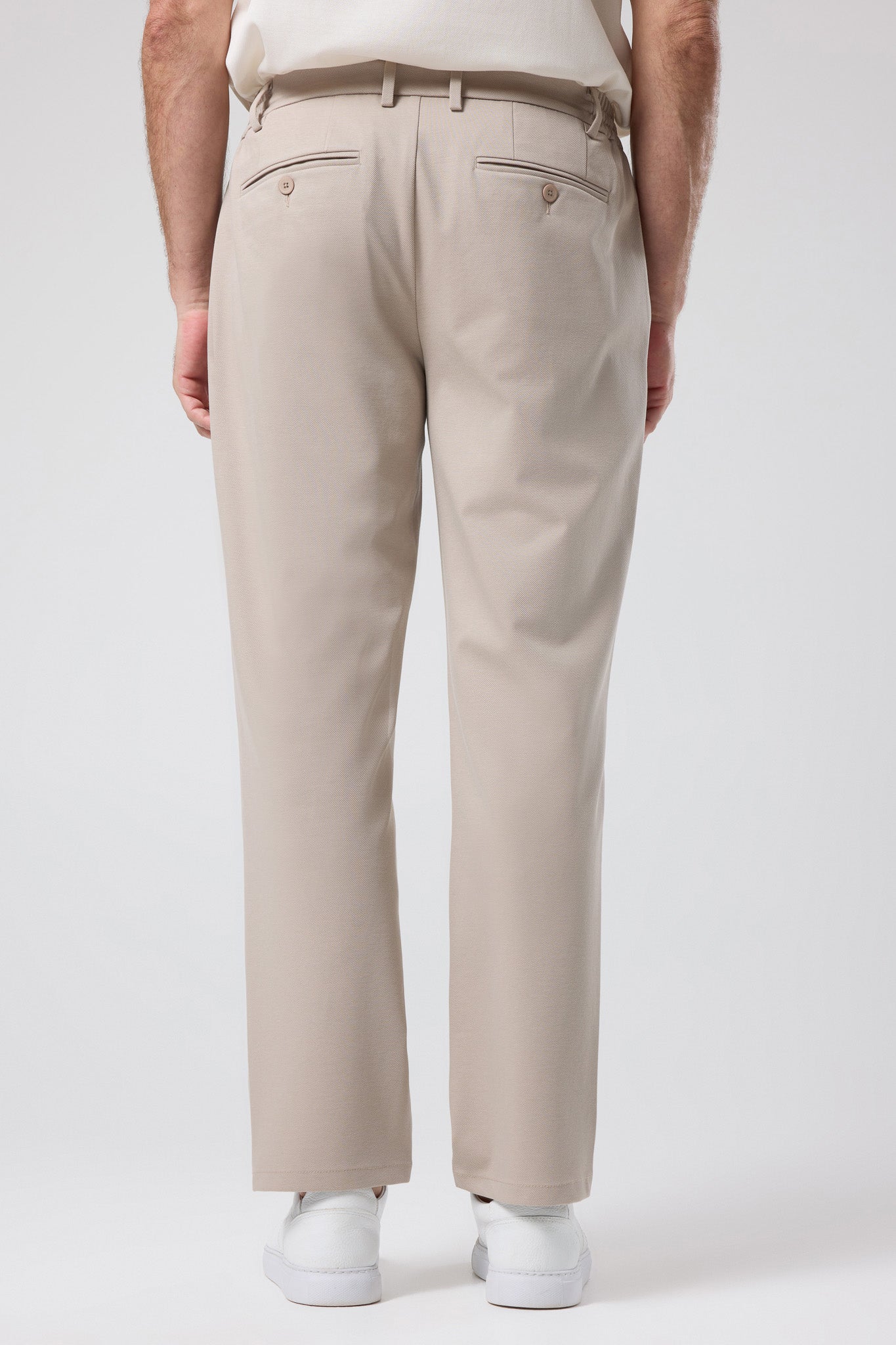 Bağcıklı Pileli Pantolon - PNT-6094-BEIGE-30 - 33 - PNT-6094-BEIGE-30_33