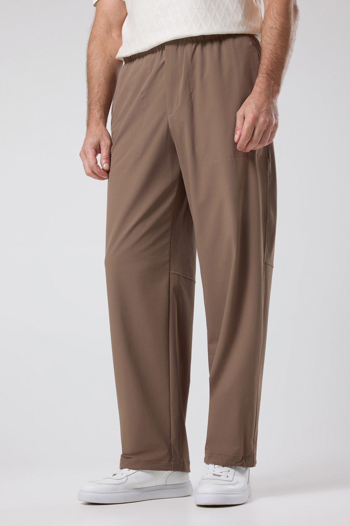 Elastik Belli Rahat Kesim Pantolon - PNT-6096-BEIGE-30 - PNT-6096-BEIGE-30_19