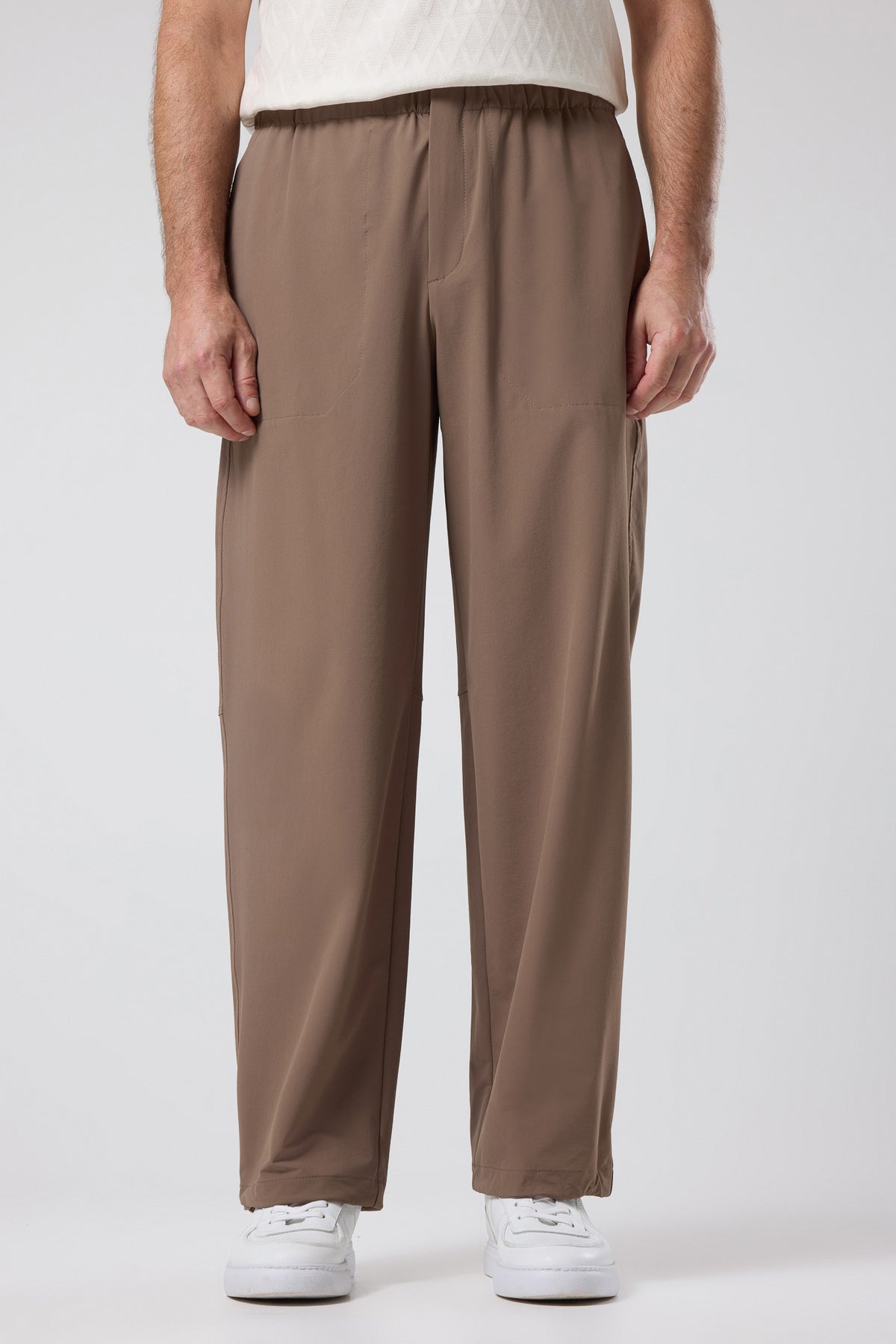 Elastik Belli Rahat Kesim Pantolon - PNT-6096-BEIGE-30 - PNT-6096-BEIGE-30_20