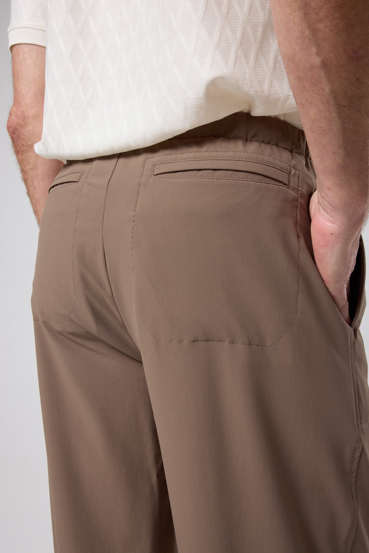 Elastik Belli Rahat Kesim Pantolon - PNT-6096-BEIGE-30 - PNT-6096-BEIGE-30_24