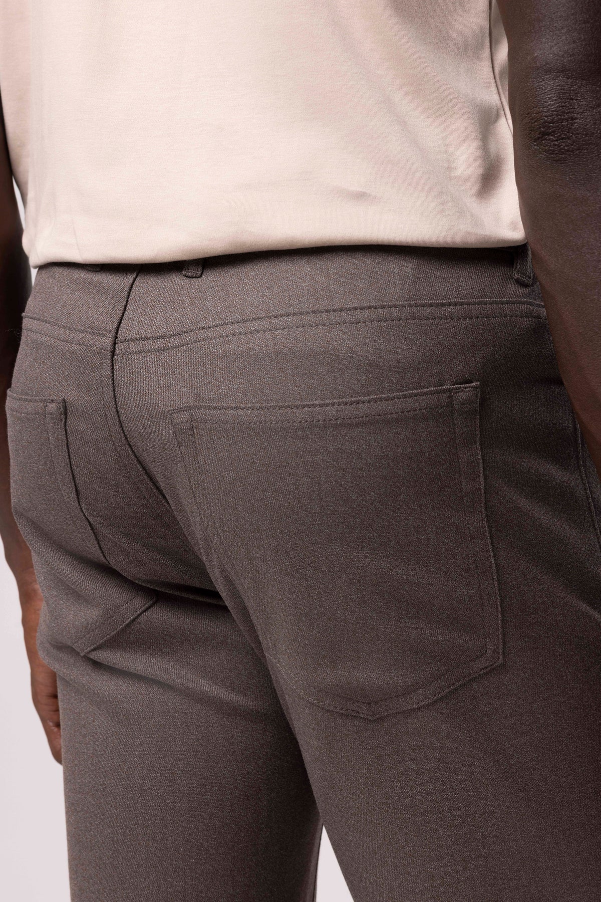 Straight-Leg Trousers with Classic Waist