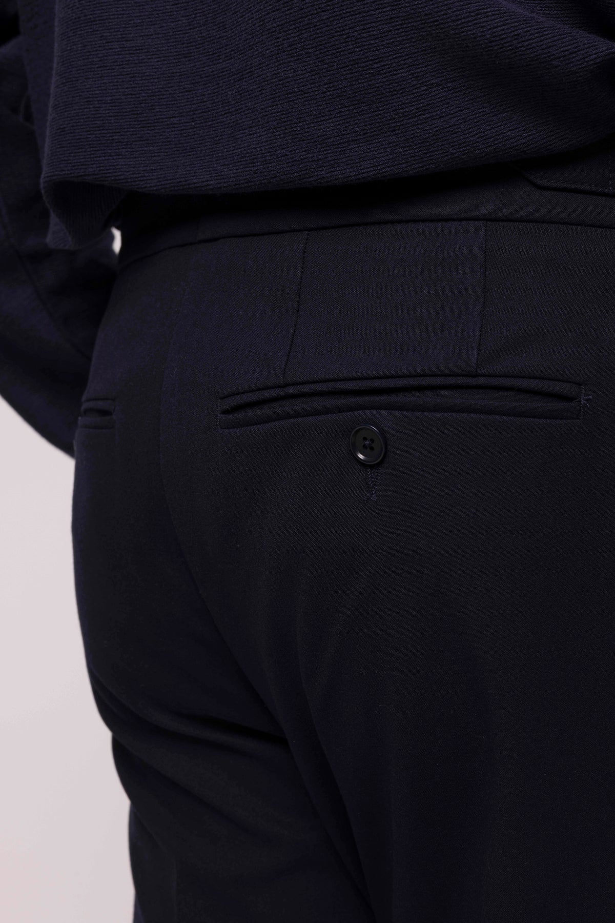 Pile Detaylı Kumaş Pantolon