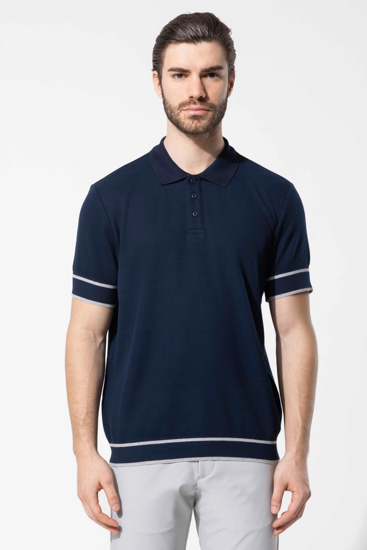 Knit Polo Shirt