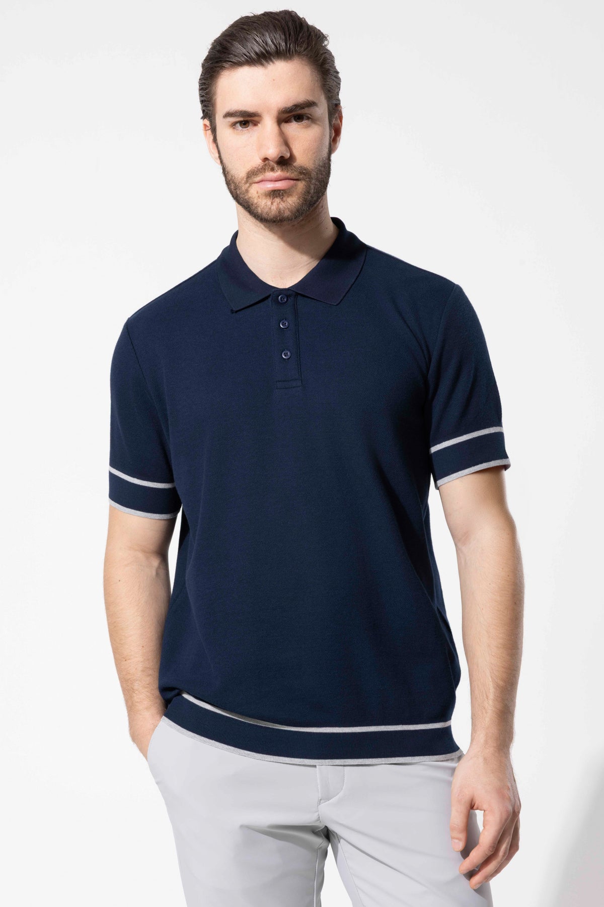 Knit Polo Shirt