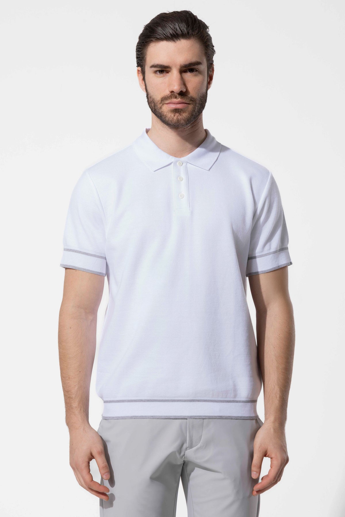 Knit Polo Shirt