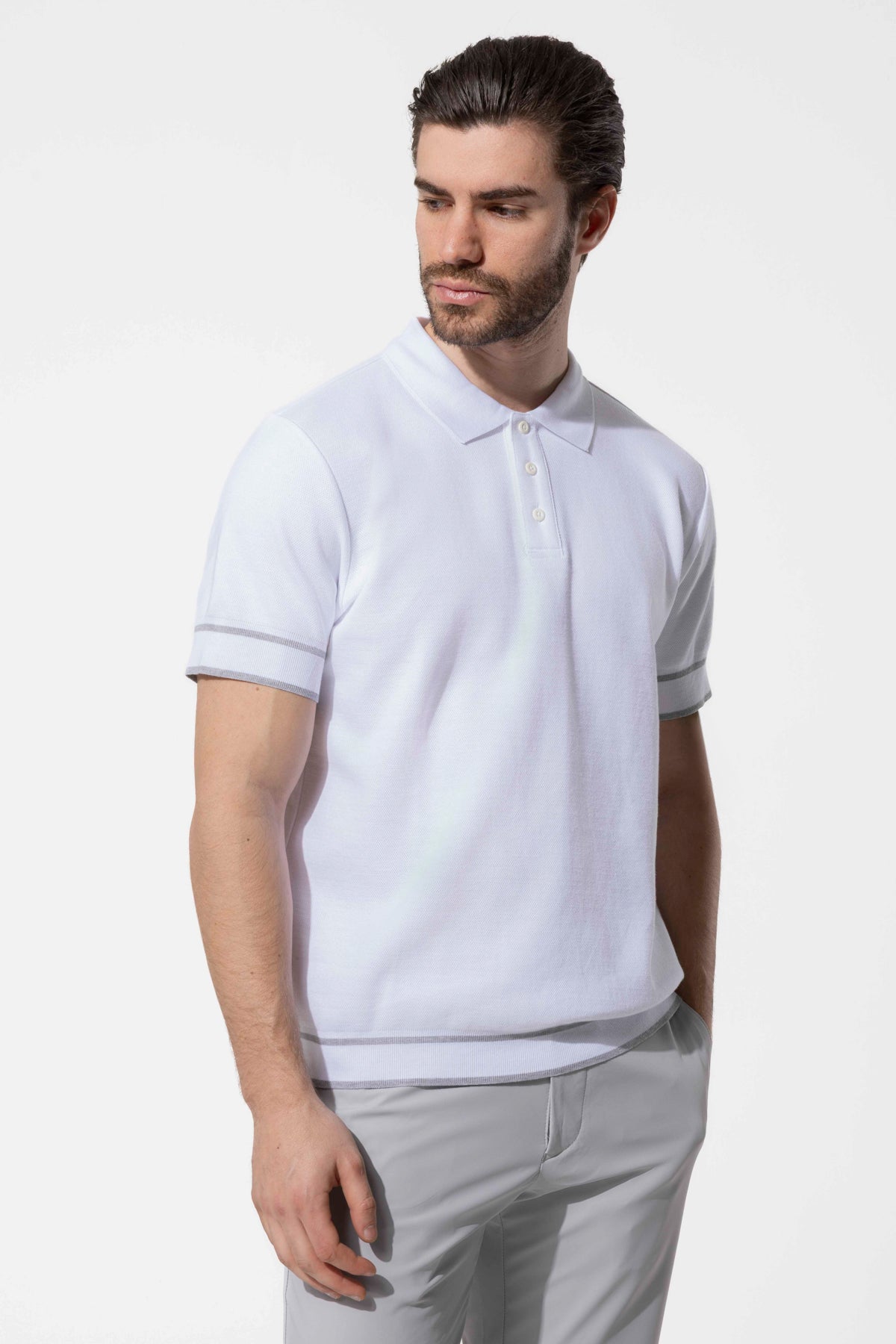 Knit Polo Shirt