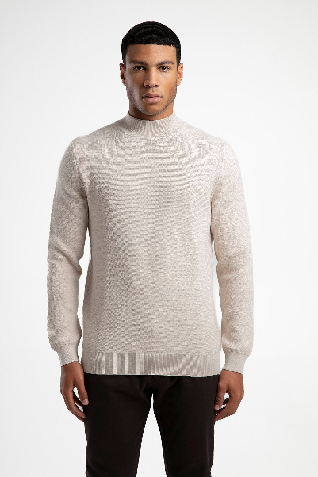 Men's Half-Mock Neck Knitwear