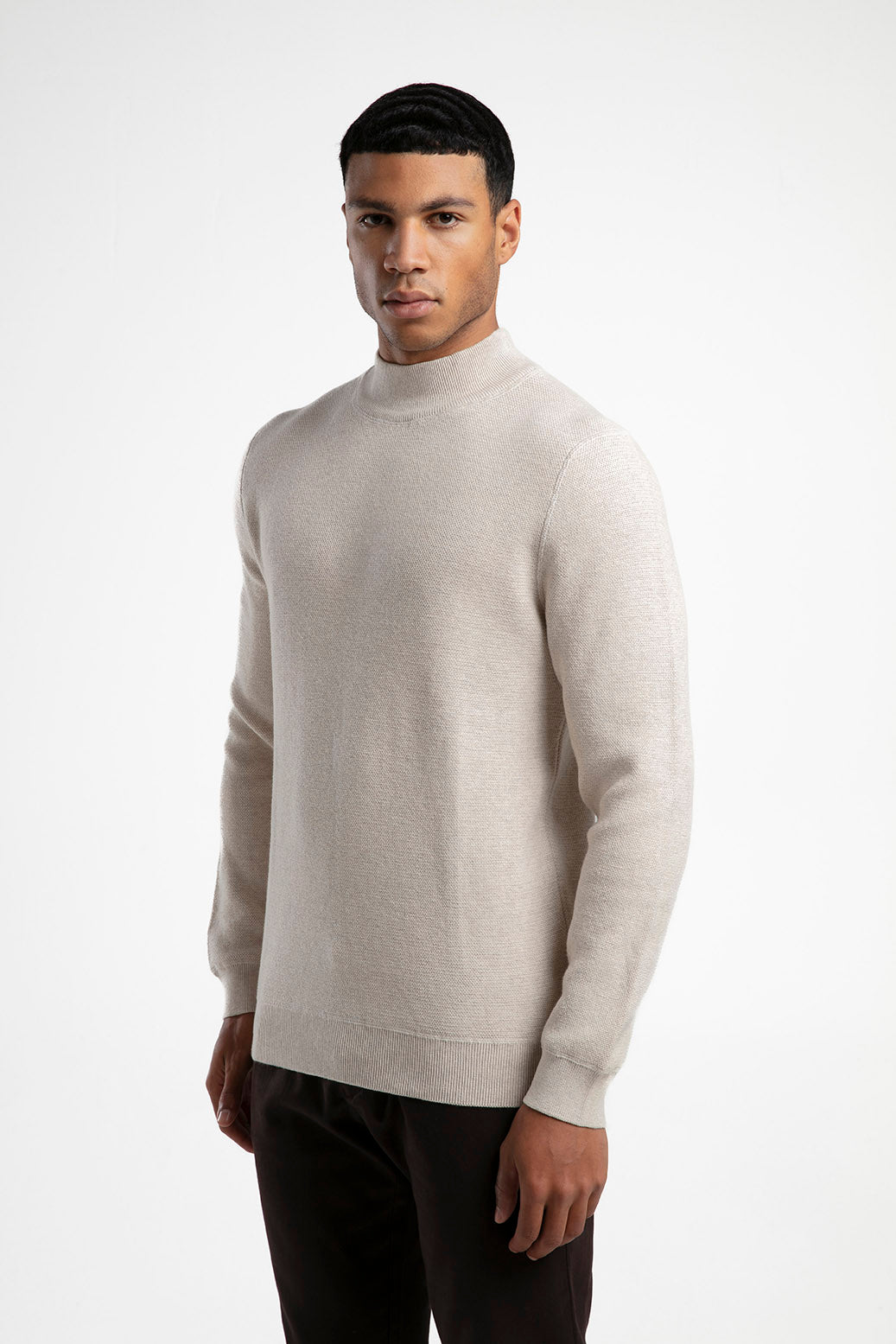 Men's Half-Mock Neck Knitwear