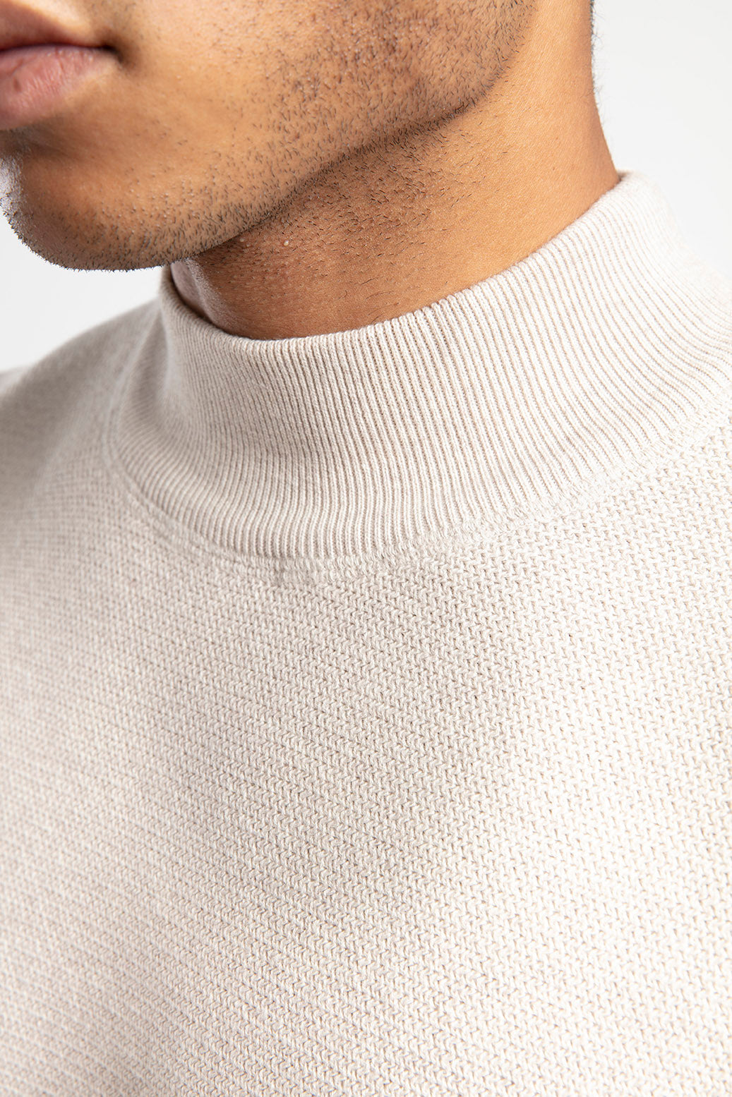 Men's Half-Mock Neck Knitwear