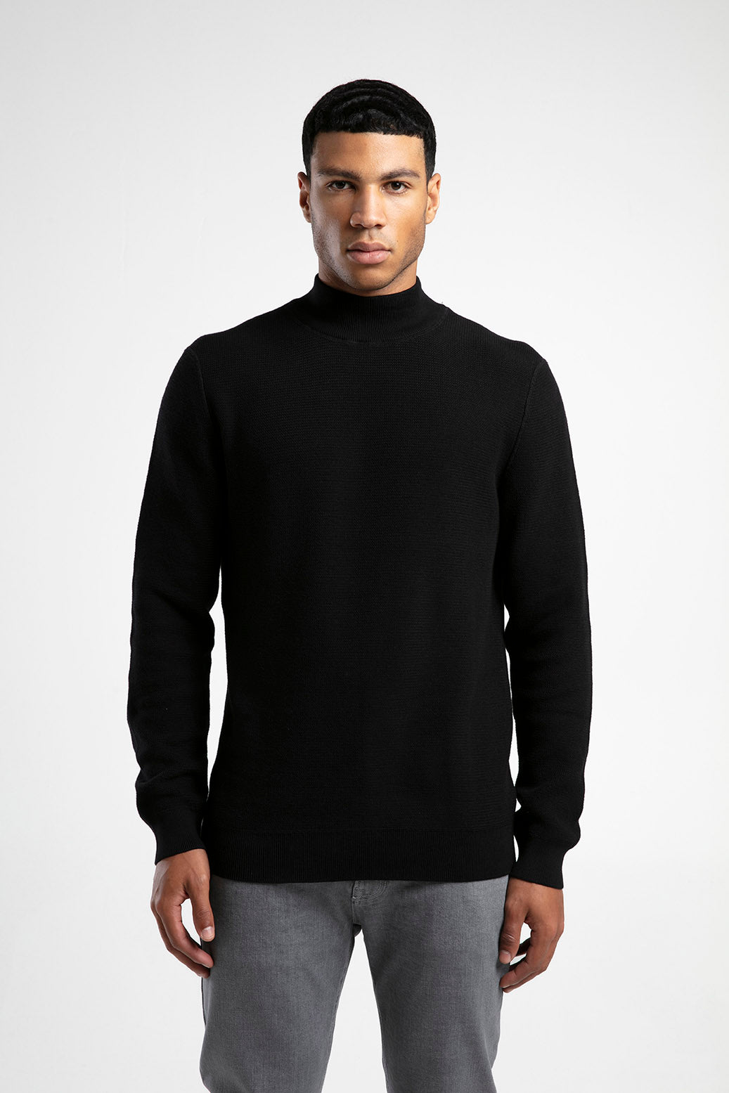 Men's Half-Mock Neck Knitwear