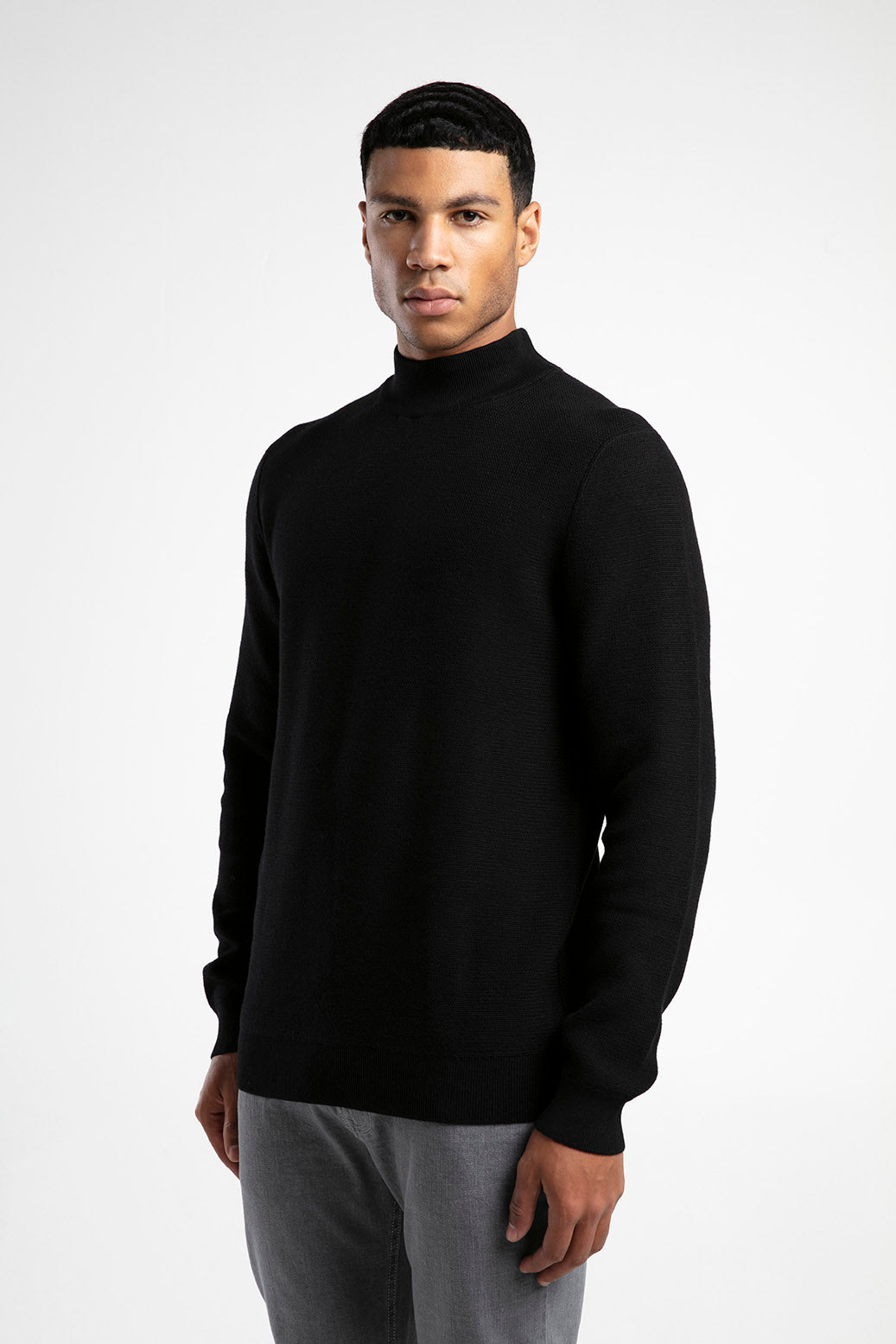 Men's Half-Mock Neck Knitwear