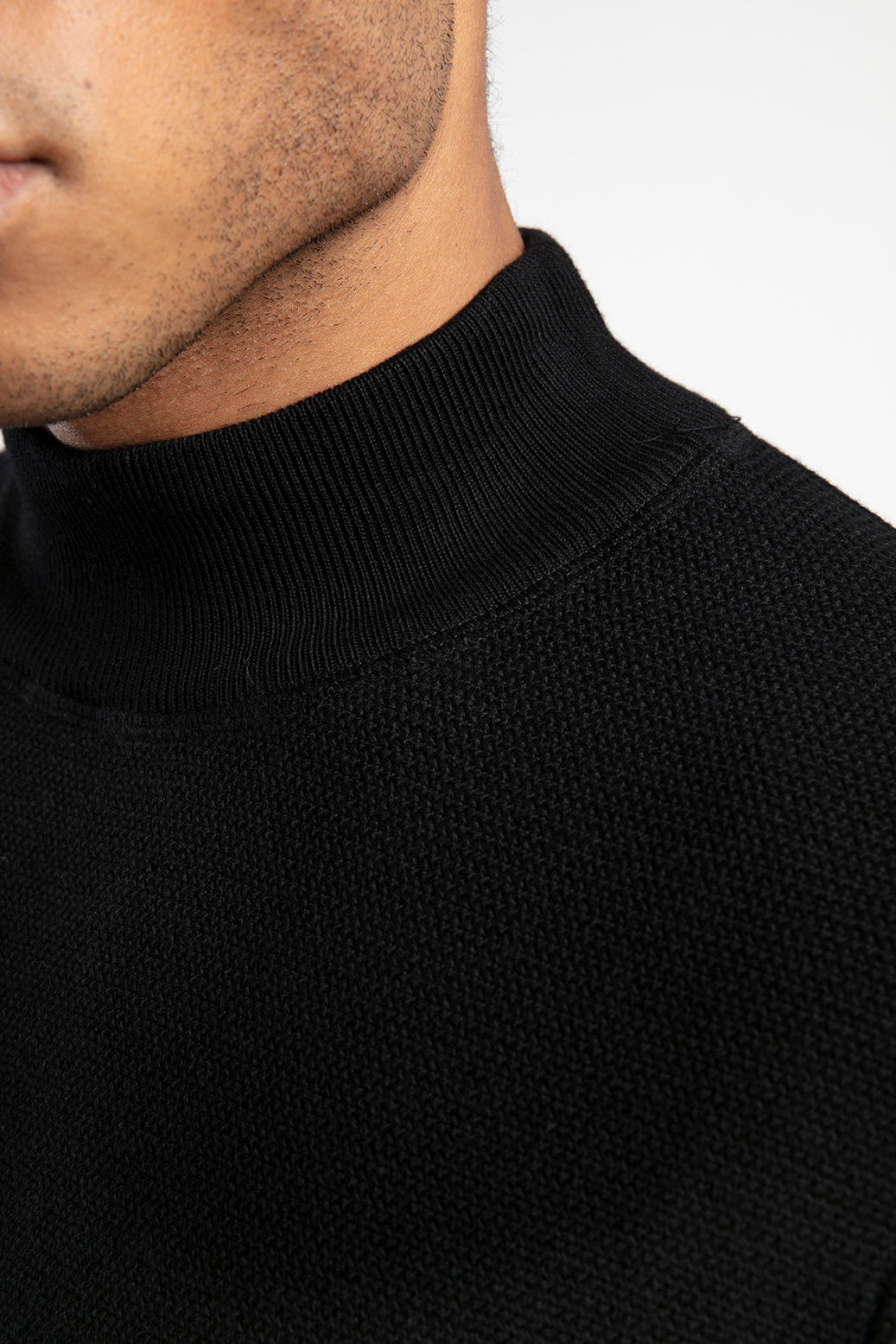 Men's Half-Mock Neck Knitwear