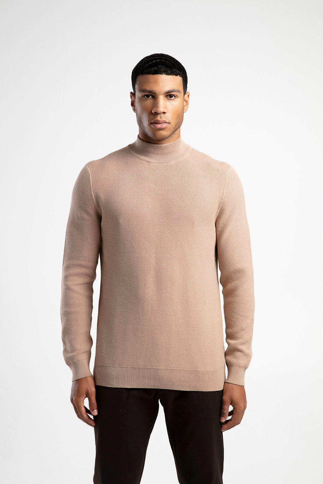 Men's Half-Mock Neck Knitwear